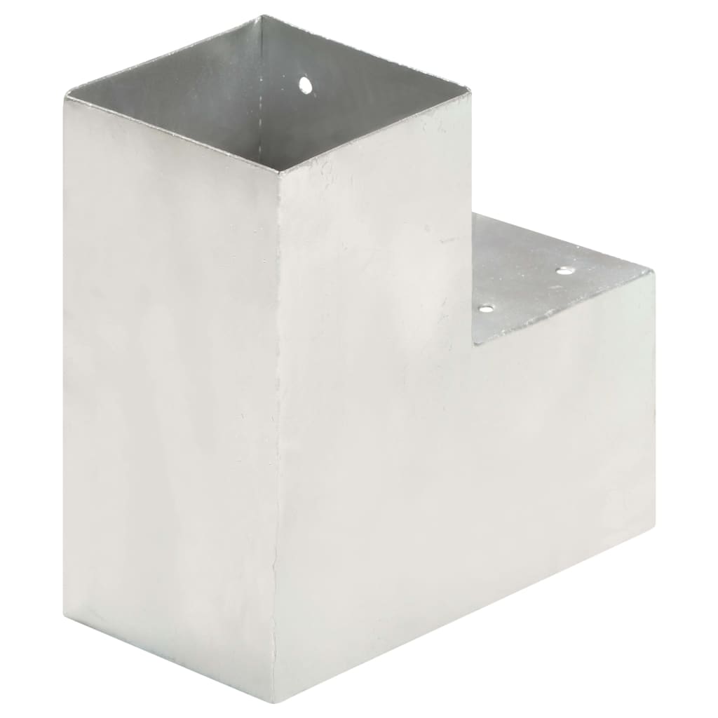 vidaXL Łączniki w kształcie L, 4 szt., galwanizowany metal, 101x101 mm