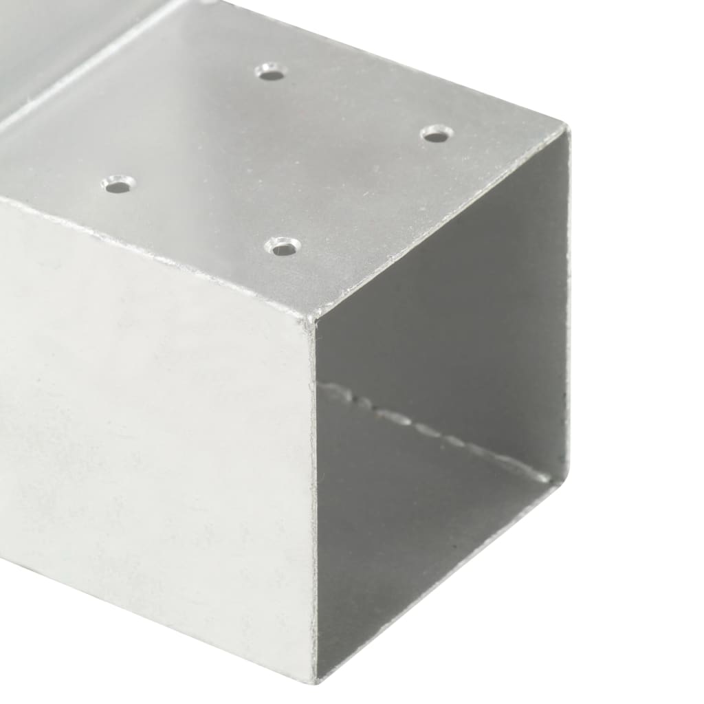 vidaXL Łączniki w kształcie L, 4 szt., galwanizowany metal, 101x101 mm