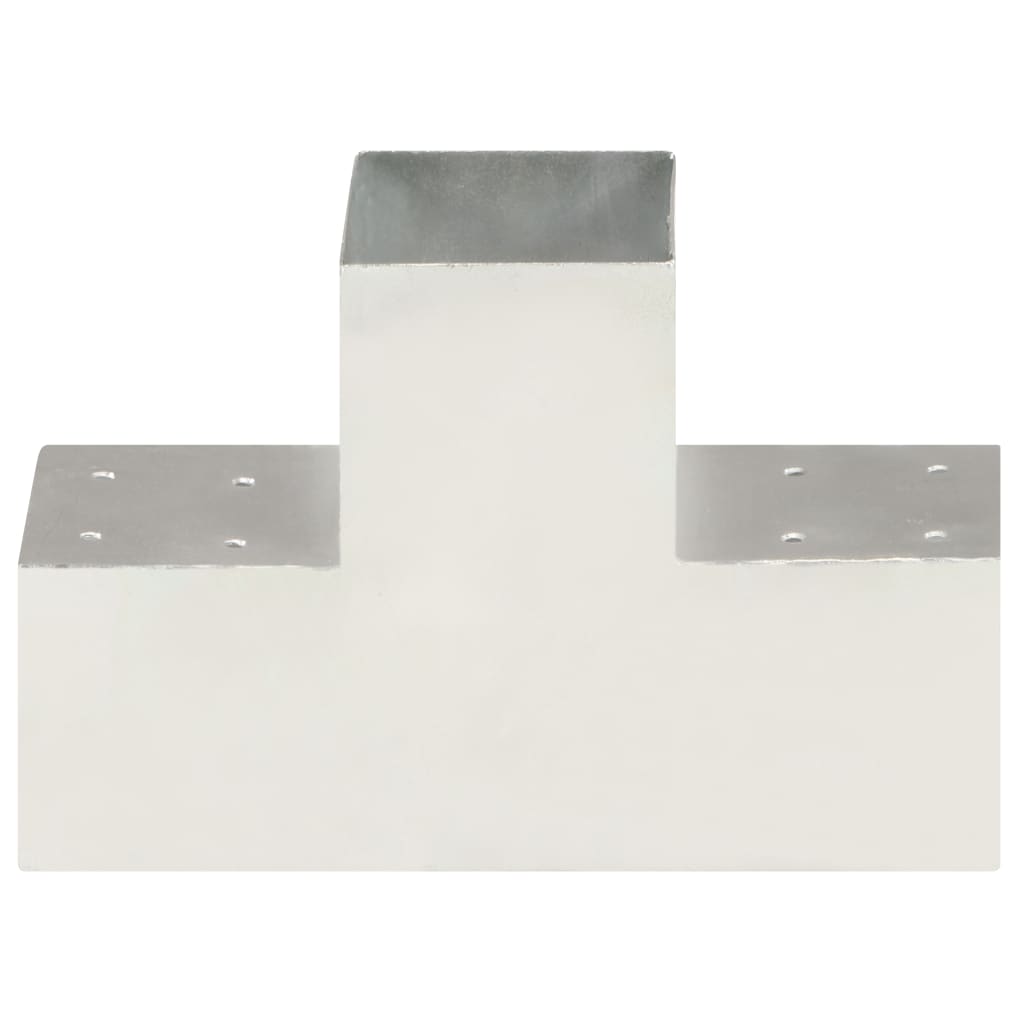 vidaXL Łącznik w kształcie T, galwanizowany metal, 101x101 mm