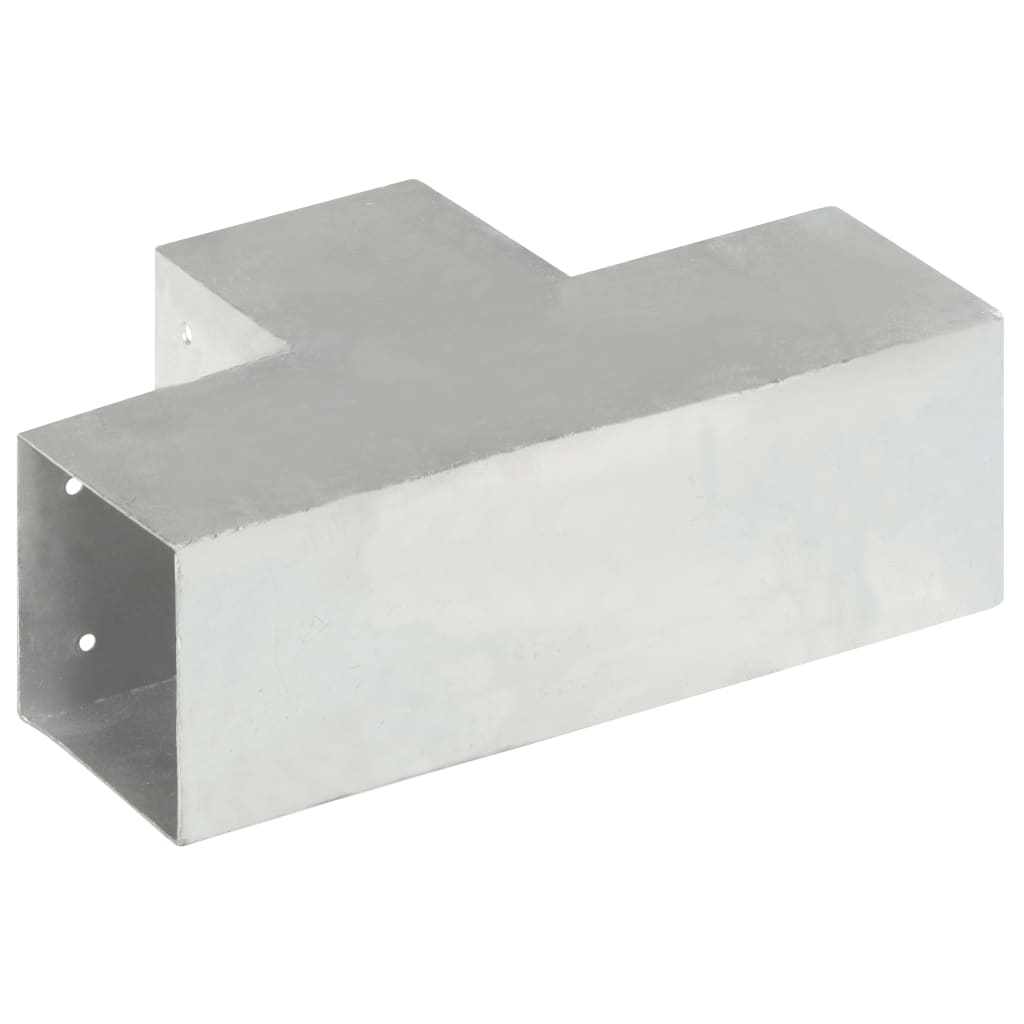 vidaXL Łącznik w kształcie T, galwanizowany metal, 101x101 mm