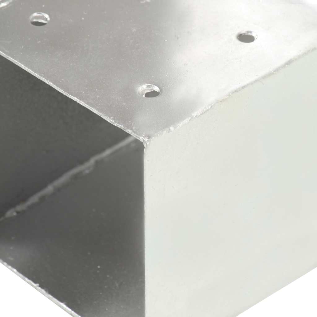 vidaXL Łączniki w kształcie T, 4 szt., galwanizowany metal, 101x101 mm