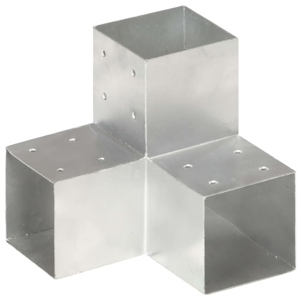 vidaXL Łącznik w kształcie Y, galwanizowany metal, 101x101 mm