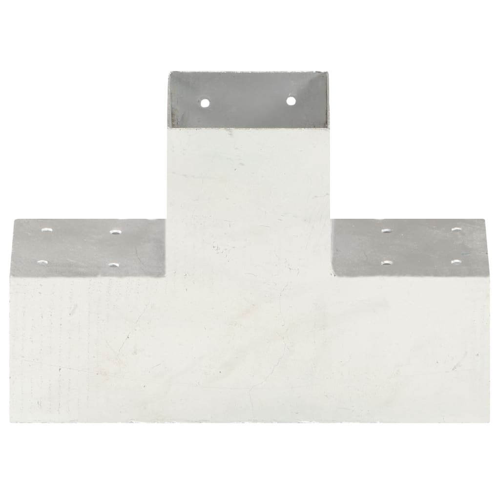 vidaXL Łącznik w kształcie X, galwanizowany metal, 101x101 mm