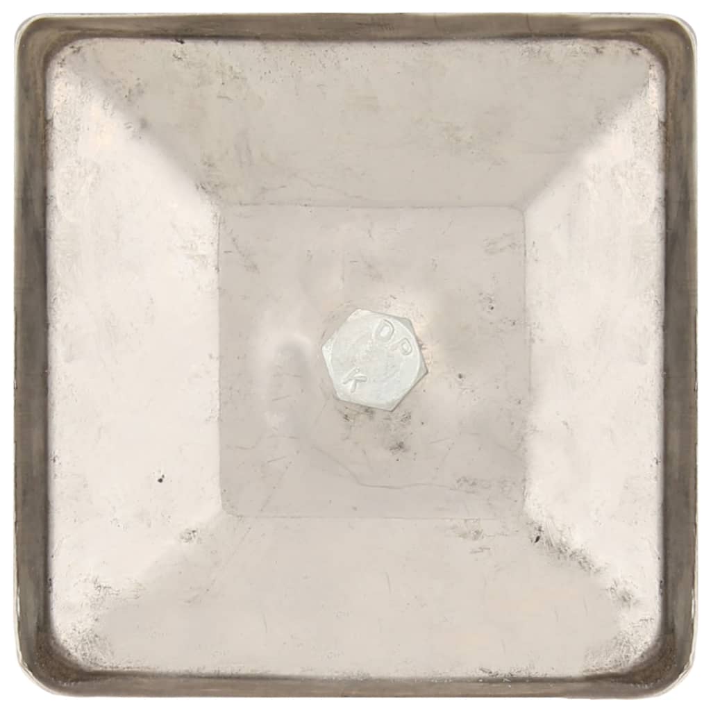 vidaXL Zatyczki na słupki, 6 szt., kule, stal nierdzewna, 91x91 mm
