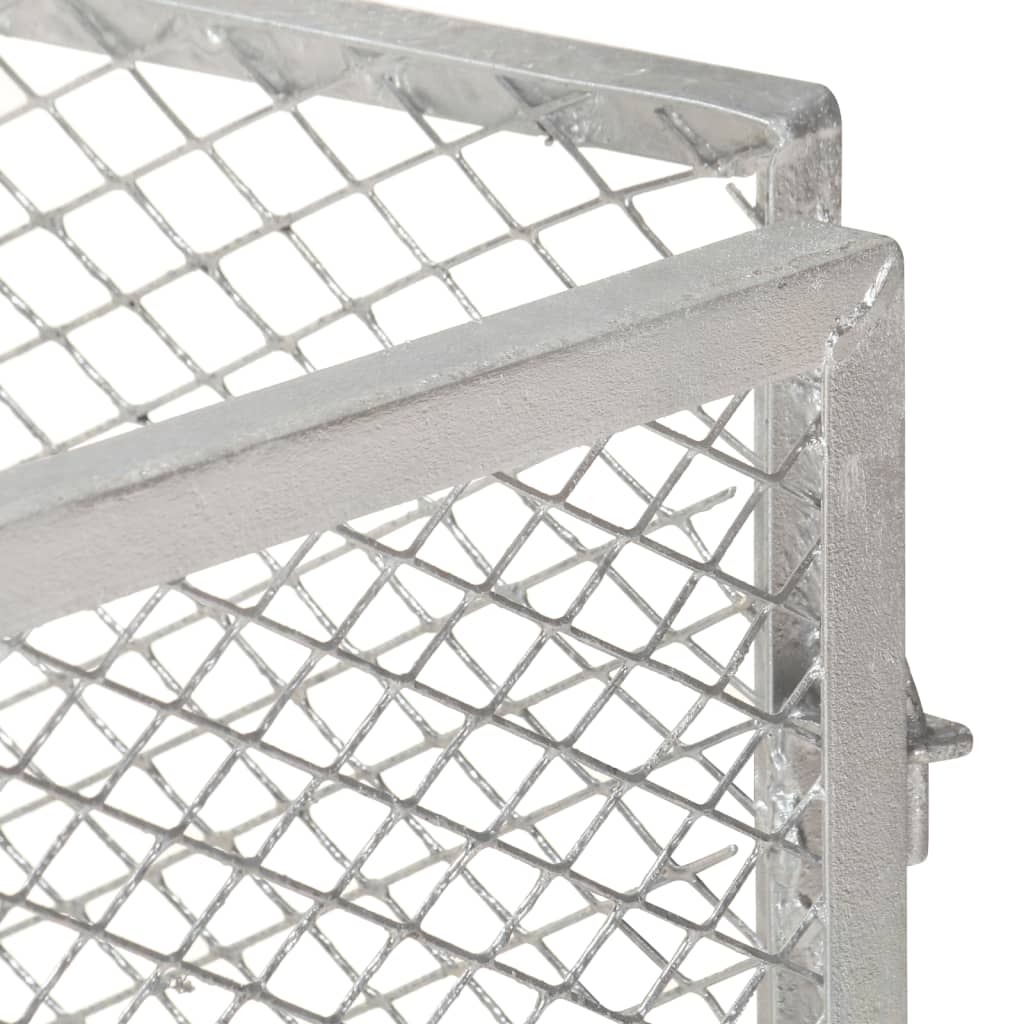 vidaXL Kompostownik ogrodowy, 85x85x70 cm, galwanizowane żelazo