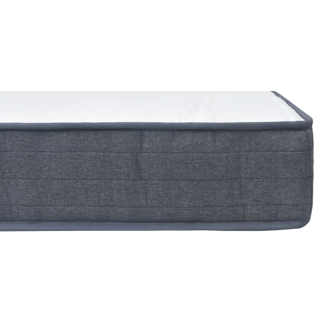 vidaXL Materac sprężynowy, średnia twardość, 200 x 90 x 20 cm