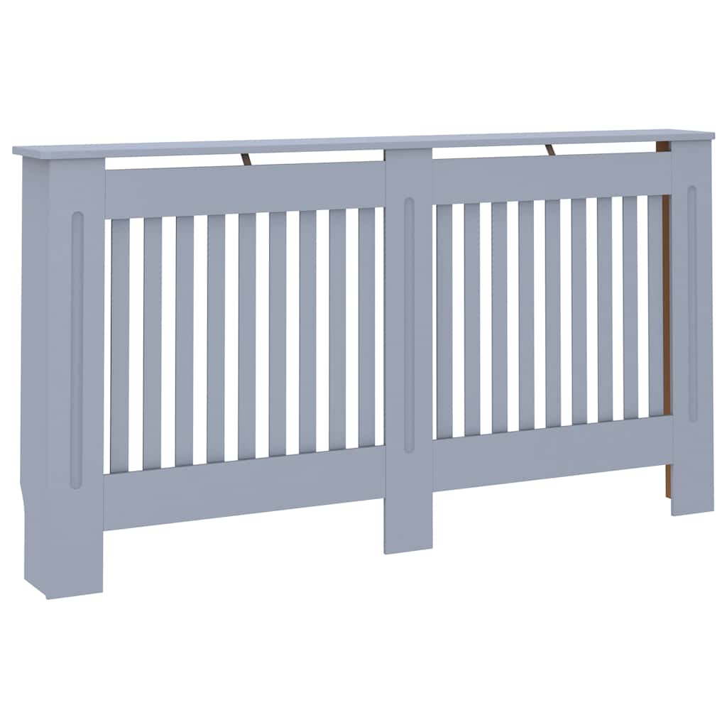 vidaXL Osłona na kaloryfer, antracytowa, 152x19x81,5 cm, MDF