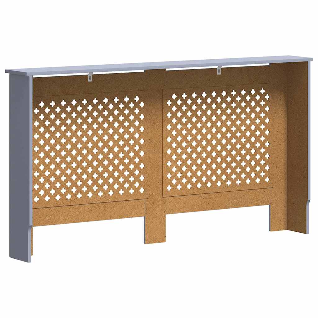 vidaXL Osłona na kaloryfer, antracytowa, 152x19x81,5 cm, MDF