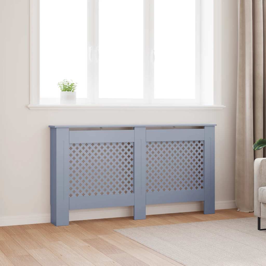 vidaXL Osłona na kaloryfer, antracytowa, 152x19x81,5 cm, MDF