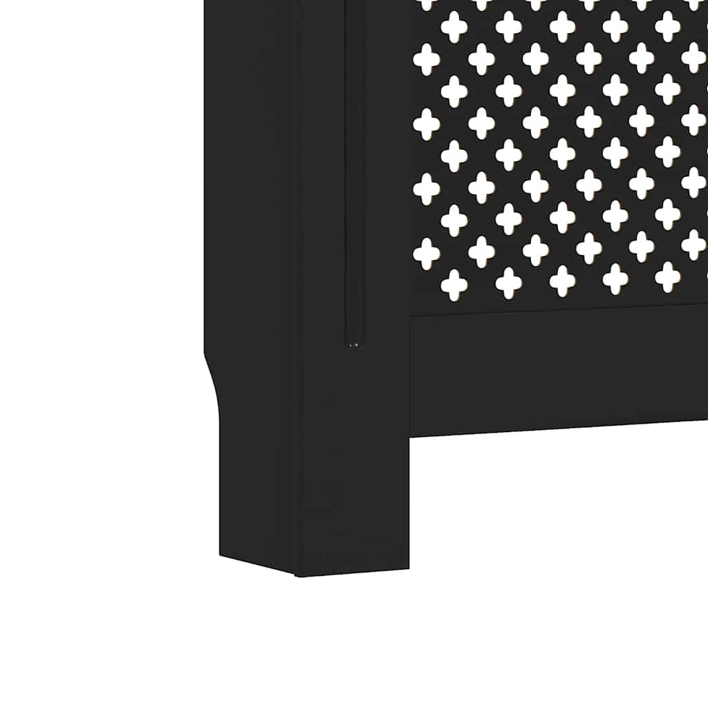 vidaXL Osłona na kaloryfer, czarna, 172x19x81,5 cm, MDF