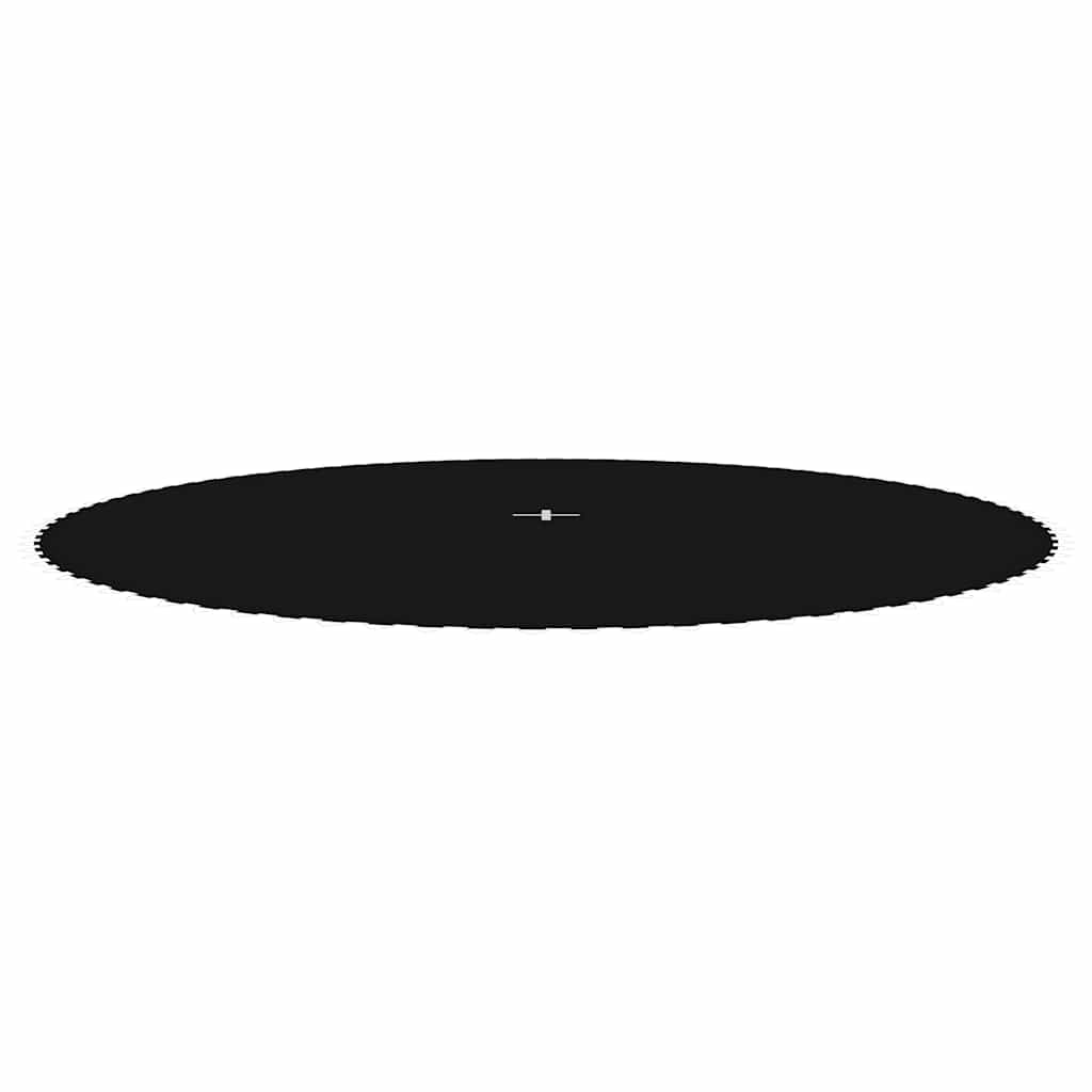 vidaXL Mata do trampoliny 4,57 m, czarna, okrągła