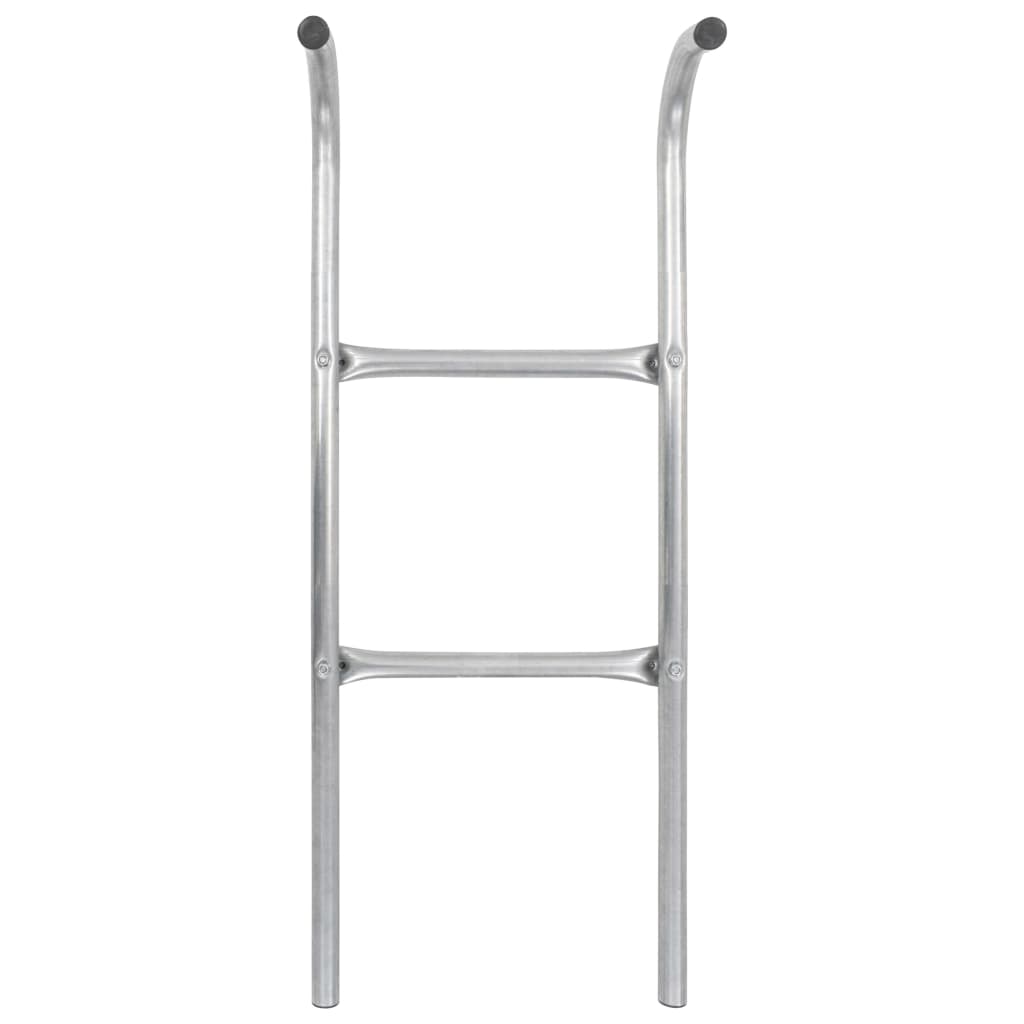 vidaXL 2-stopniowa drabinka do trampoliny, stalowa, srebrna, 102,6 cm