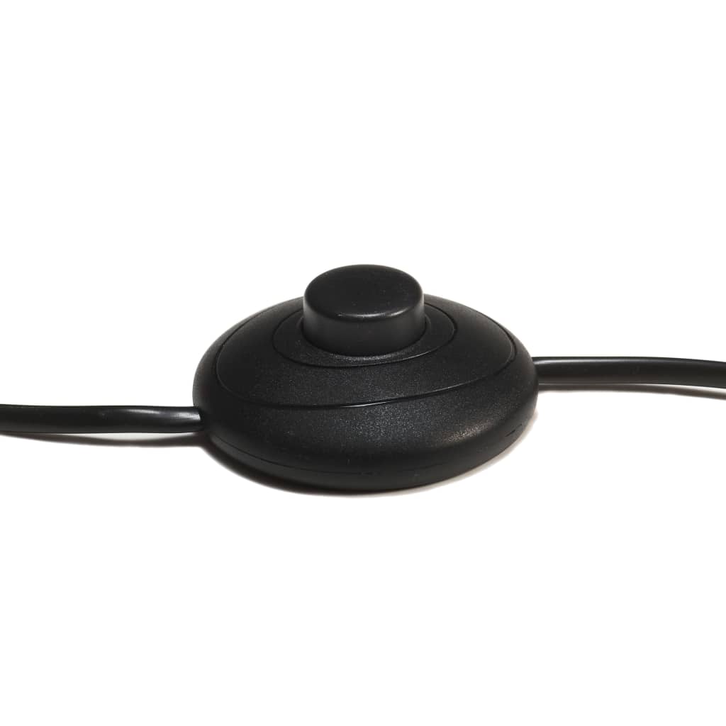 vidaXL Lampa podłogowa na trójnogu, brązowo-szara, tek, 141 cm