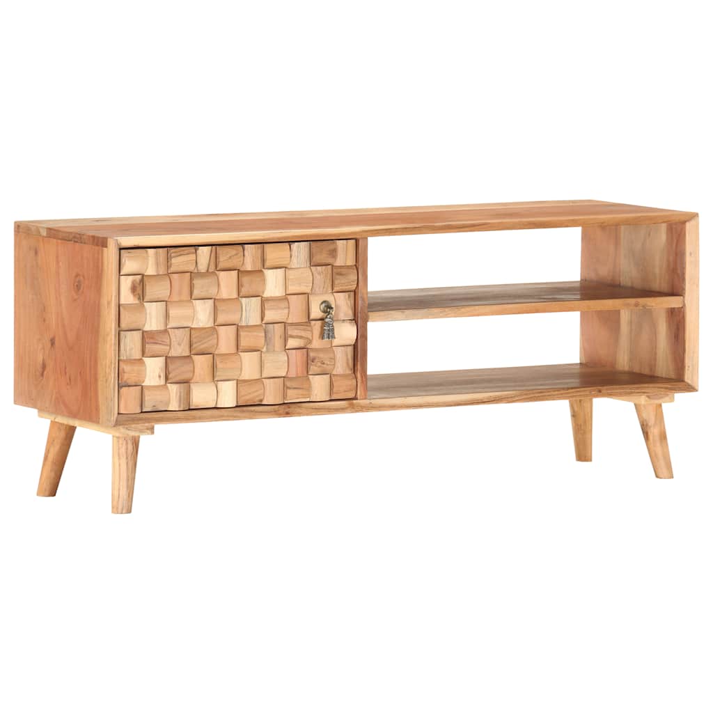 vidaXL Szafka pod TV, 100 x 30 x 40 cm, lite drewno akacjowe