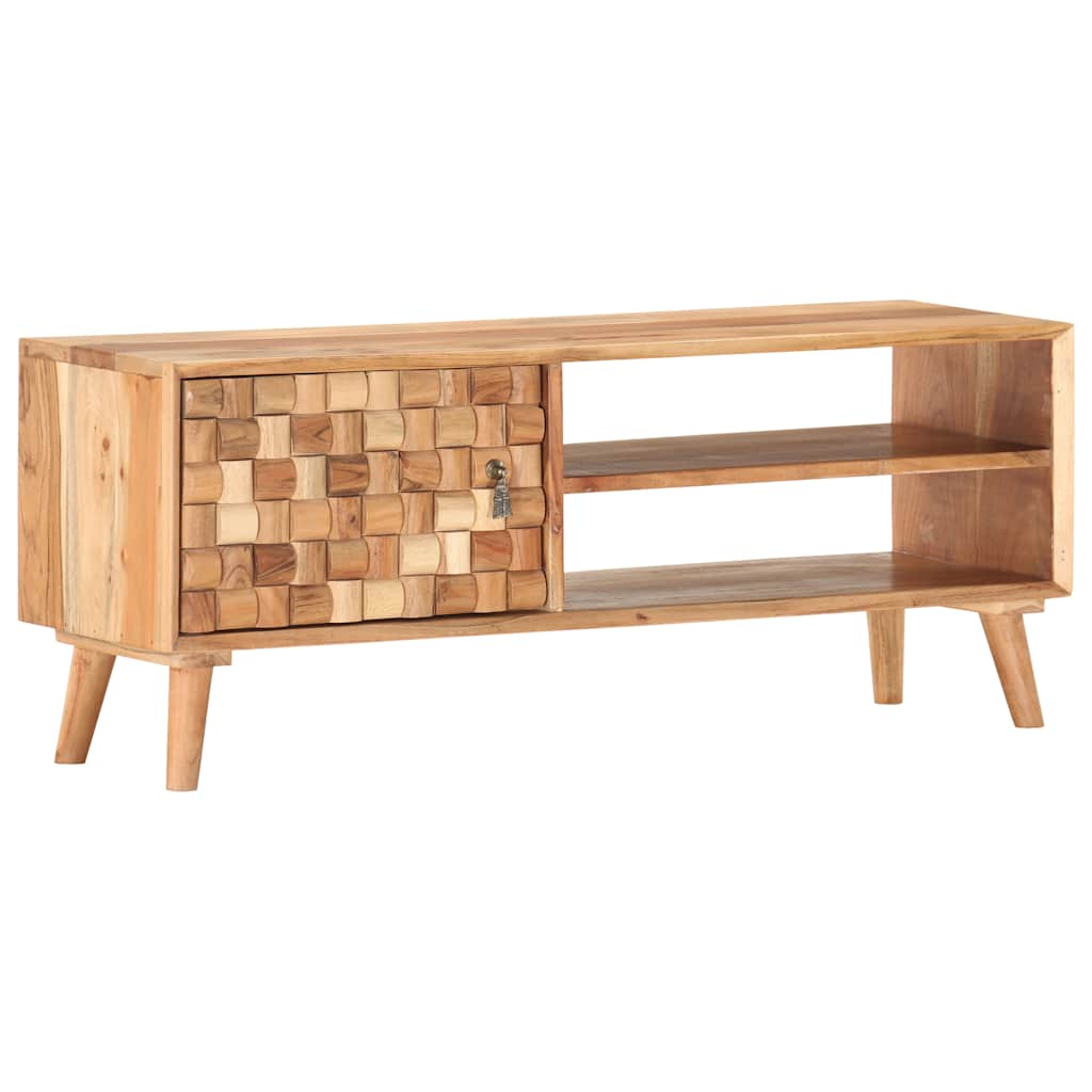 vidaXL Szafka pod TV, 100 x 30 x 40 cm, lite drewno akacjowe