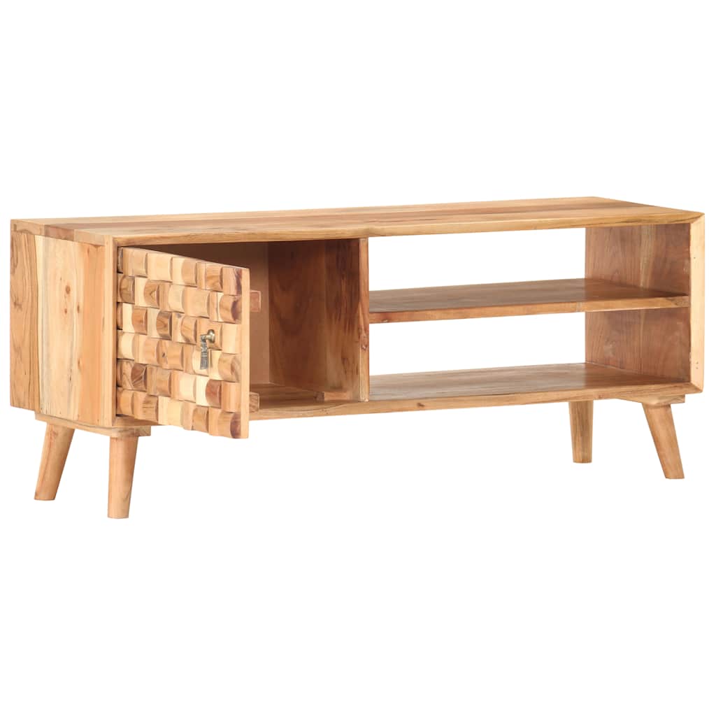 vidaXL Szafka pod TV, 100 x 30 x 40 cm, lite drewno akacjowe