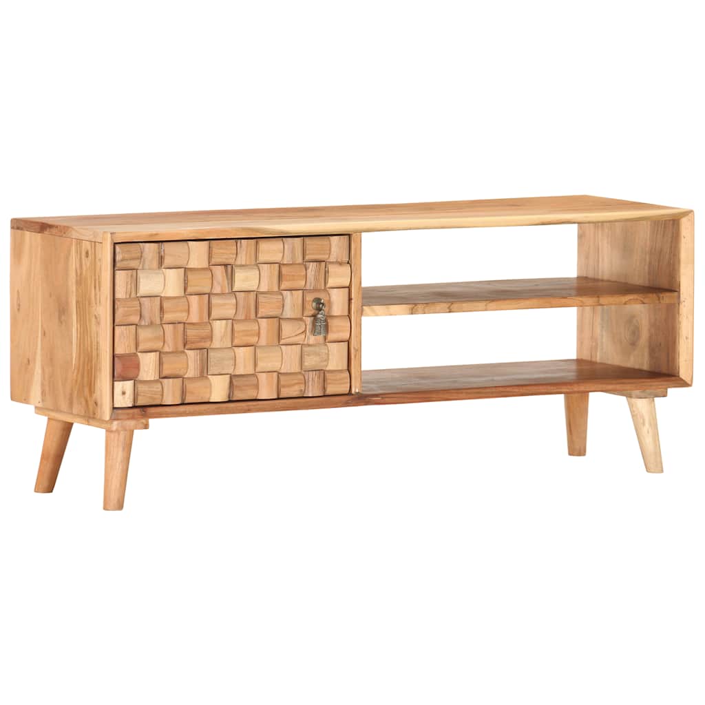 vidaXL Szafka pod TV, 100 x 30 x 40 cm, lite drewno akacjowe