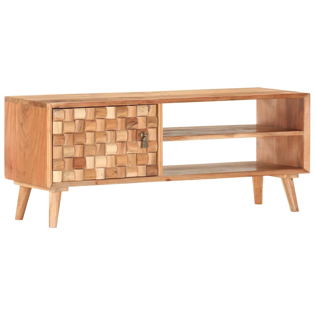 vidaXL Szafka pod TV, 100 x 30 x 40 cm, lite drewno akacjowe