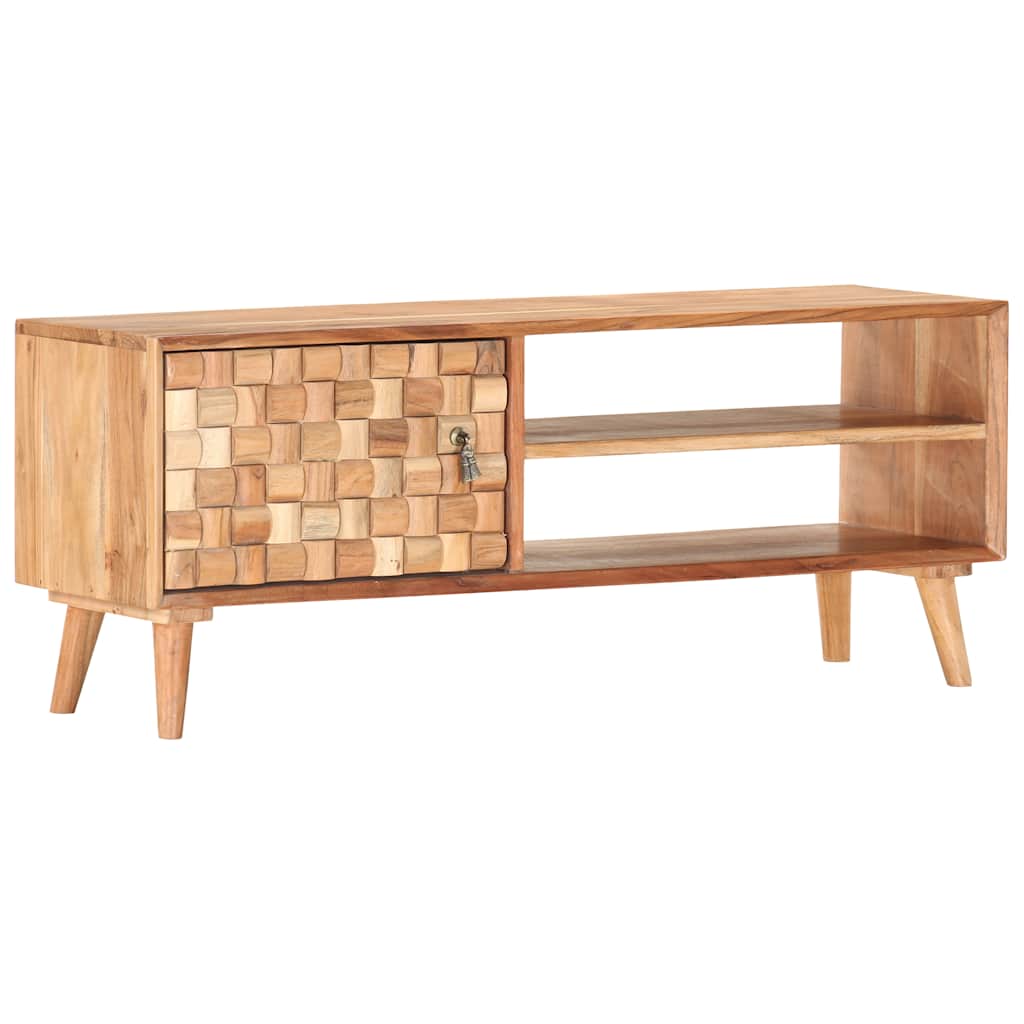 vidaXL Szafka pod TV, 100 x 30 x 40 cm, lite drewno akacjowe