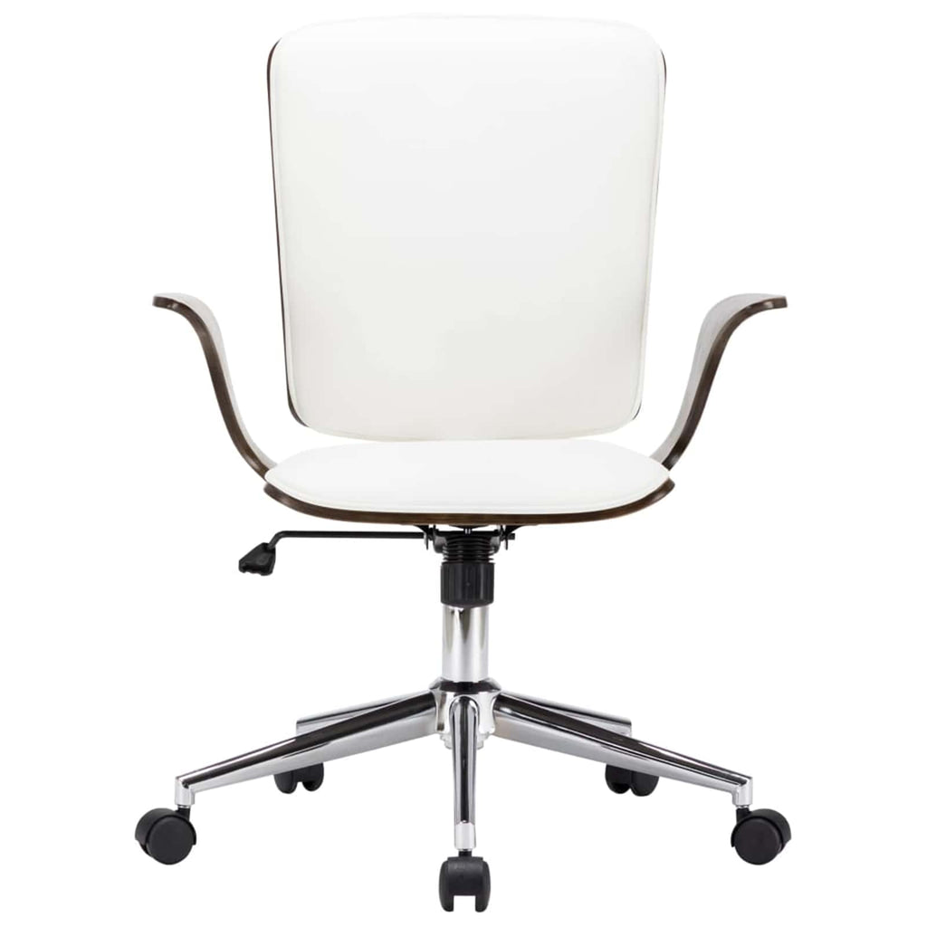 vidaXL Krzesła Obrotowe do Biura 2 szt. Ekoskóra 69 x 61 x 104 cm