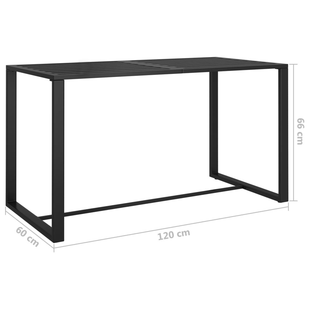 vidaXL 5-cz. zestaw wypoczynkowy z poduszkami, aluminium, antracyt
