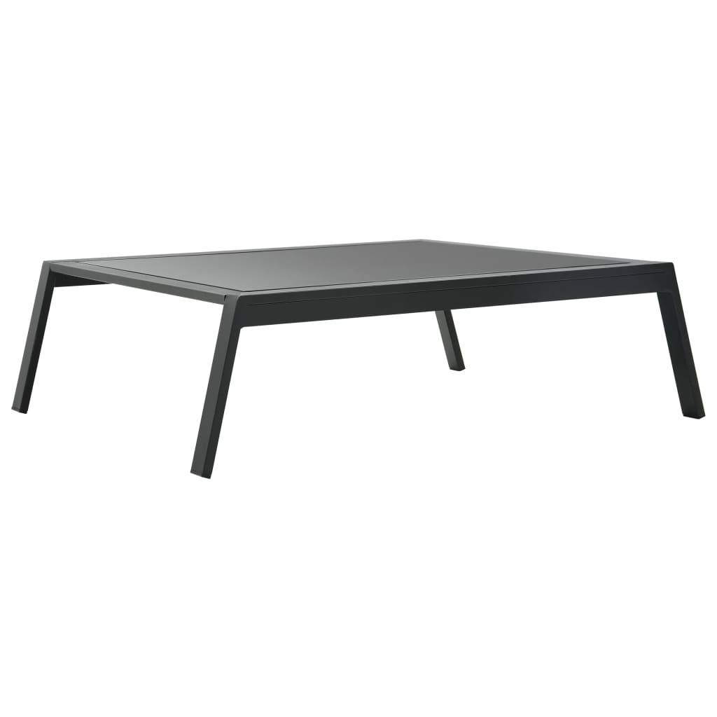 vidaXL 5-cz. zestaw mebli do ogrodu, poduszki, aluminium, ciemnoszary