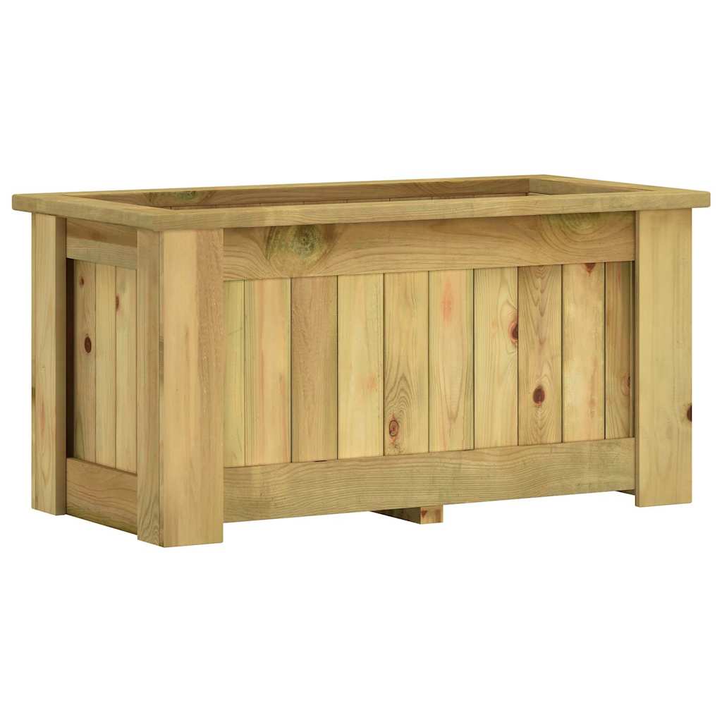 vidaXL Podniesiona donica, 100x50x50 cm, impregnowane drewno sosnowe