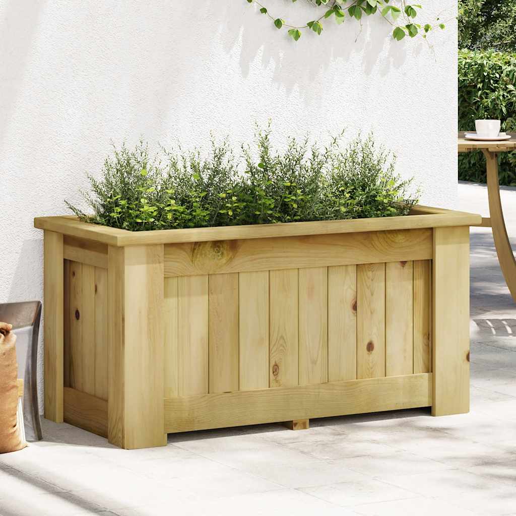 vidaXL Podniesiona donica, 100x50x50 cm, impregnowane drewno sosnowe