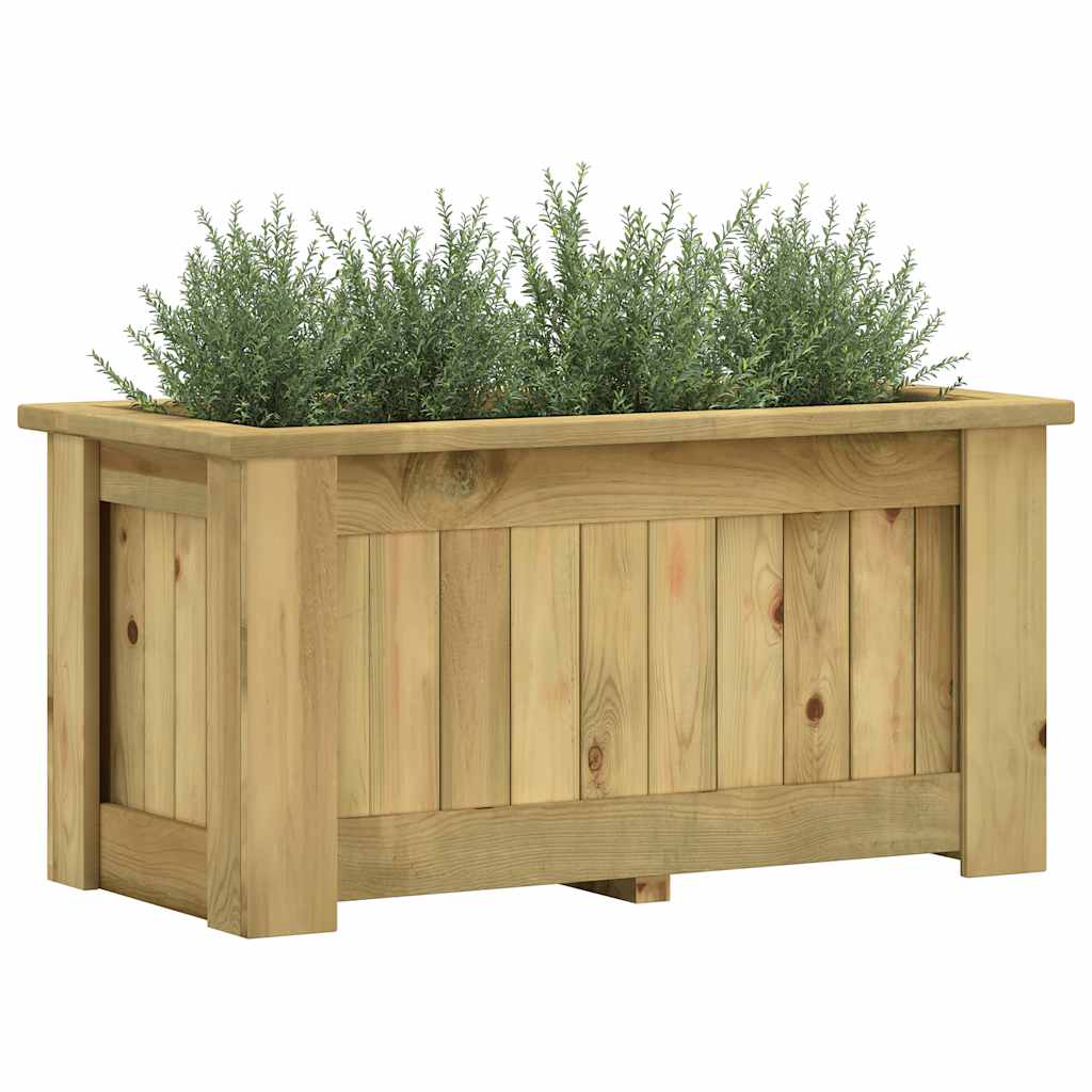 vidaXL Podniesiona donica, 100x50x50 cm, impregnowane drewno sosnowe