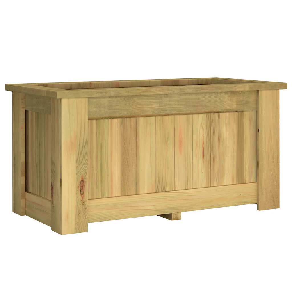 vidaXL Podniesiona donica, 100x50x50 cm, impregnowane drewno sosnowe