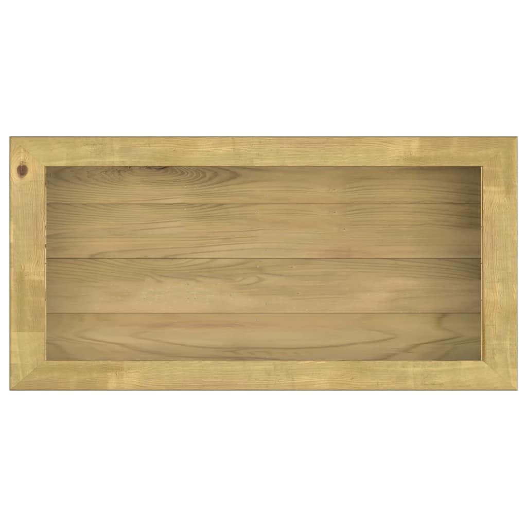 vidaXL Podniesiona donica, 100x50x50 cm, impregnowane drewno sosnowe