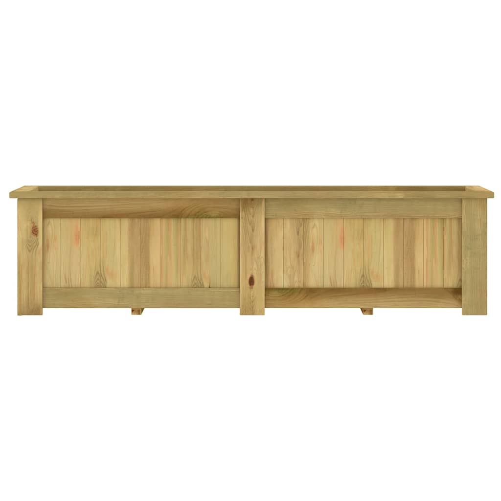 vidaXL Podniesiona donica, 196x50x50 cm, impregnowane drewno sosnowe
