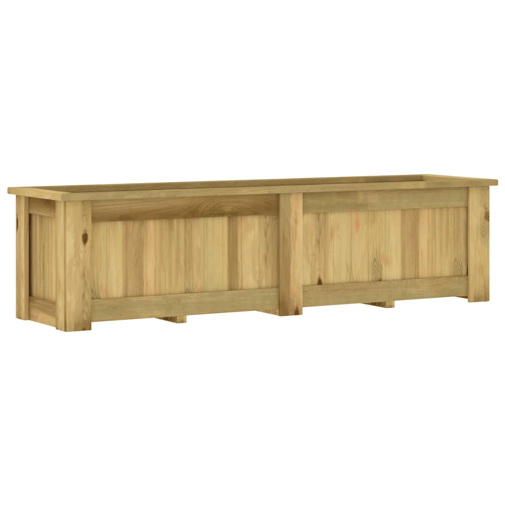 vidaXL Podniesiona donica, 196x50x50 cm, impregnowane drewno sosnowe