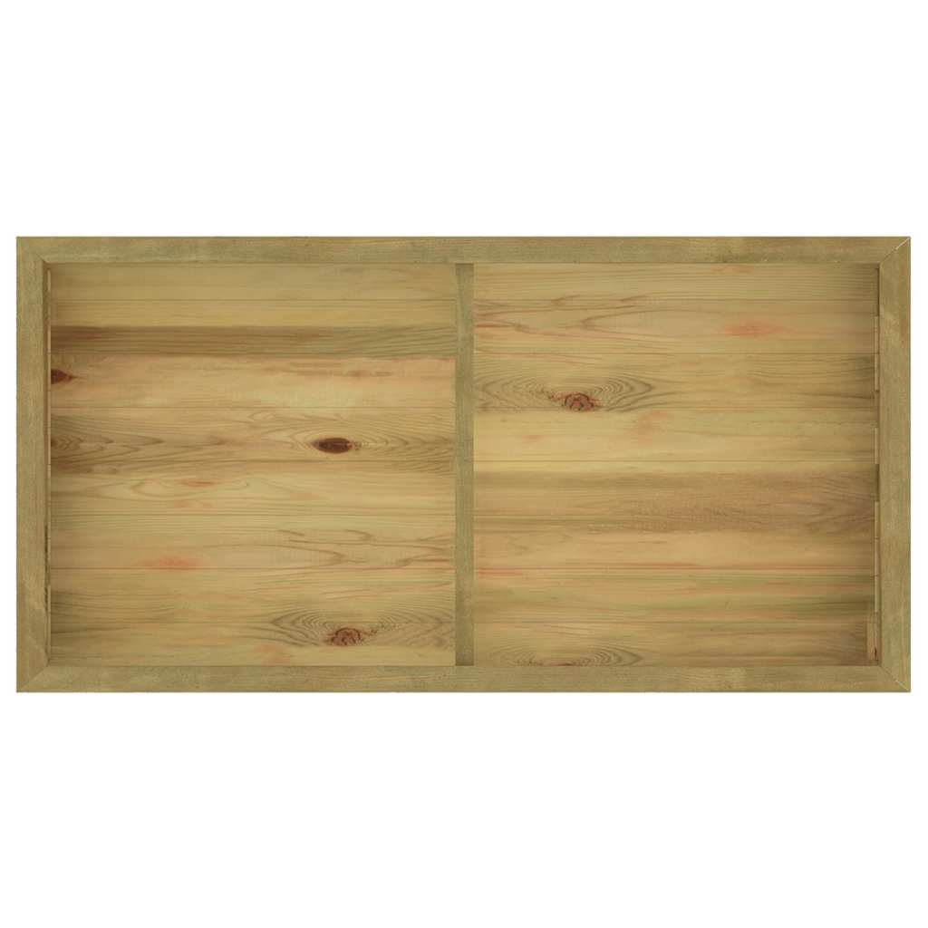 vidaXL Podniesiona donica, 196x100x50 cm, impregnowane drewno sosnowe