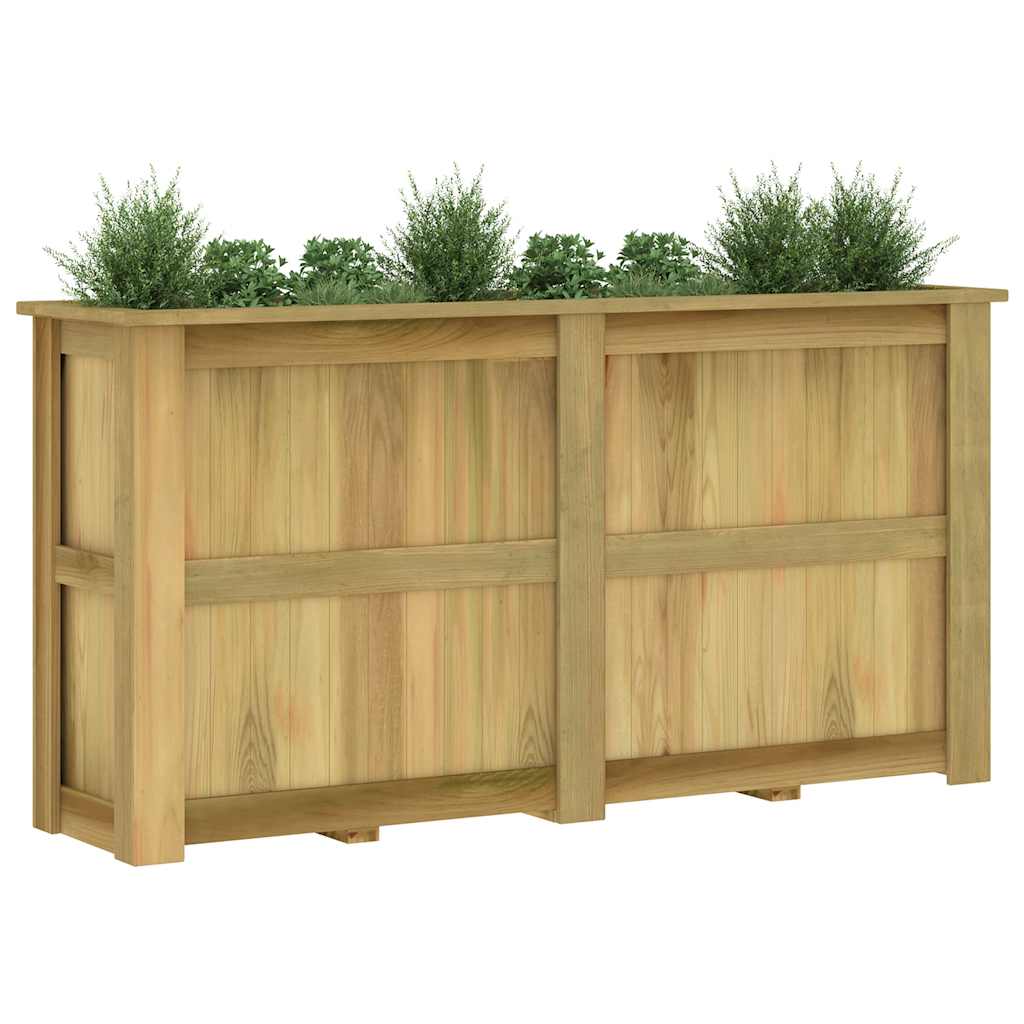 vidaXL Podniesiona donica, 196x50x100 cm, impregnowane drewno sosnowe