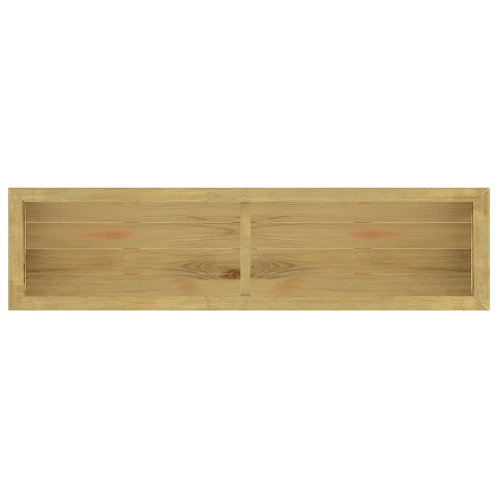 vidaXL Podniesiona donica, 196x50x100 cm, impregnowane drewno sosnowe