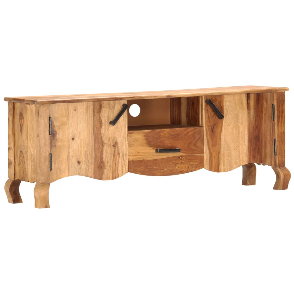 vidaXL Szafka pod telewizor, 115x30x42 cm, lite drewno