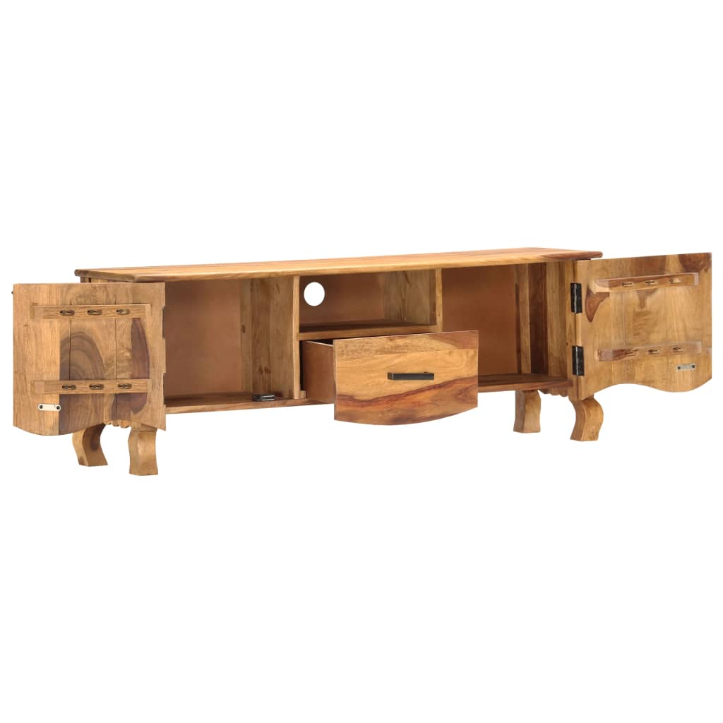 vidaXL Szafka pod telewizor, 115x30x42 cm, lite drewno