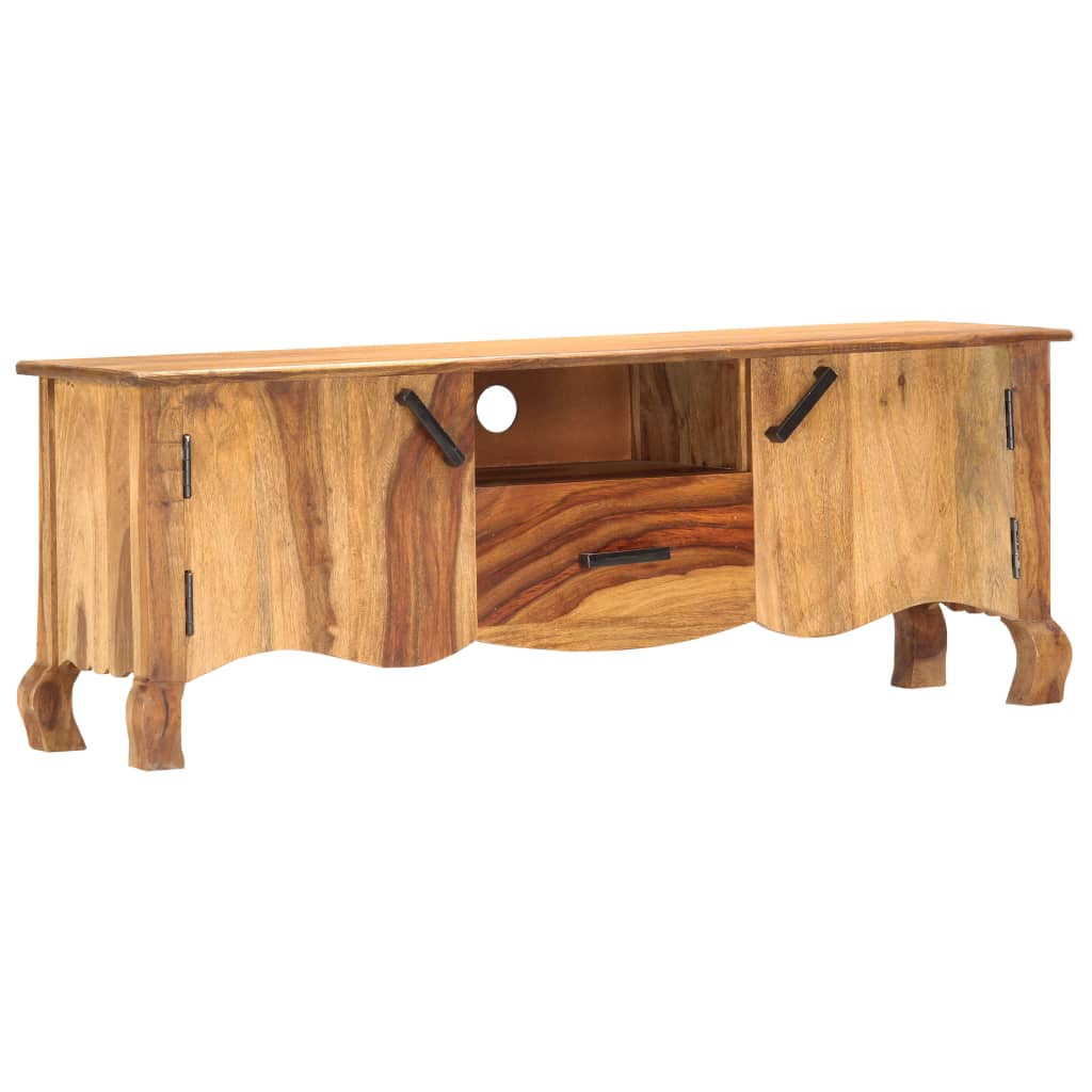 vidaXL Szafka pod telewizor, 115x30x42 cm, lite drewno