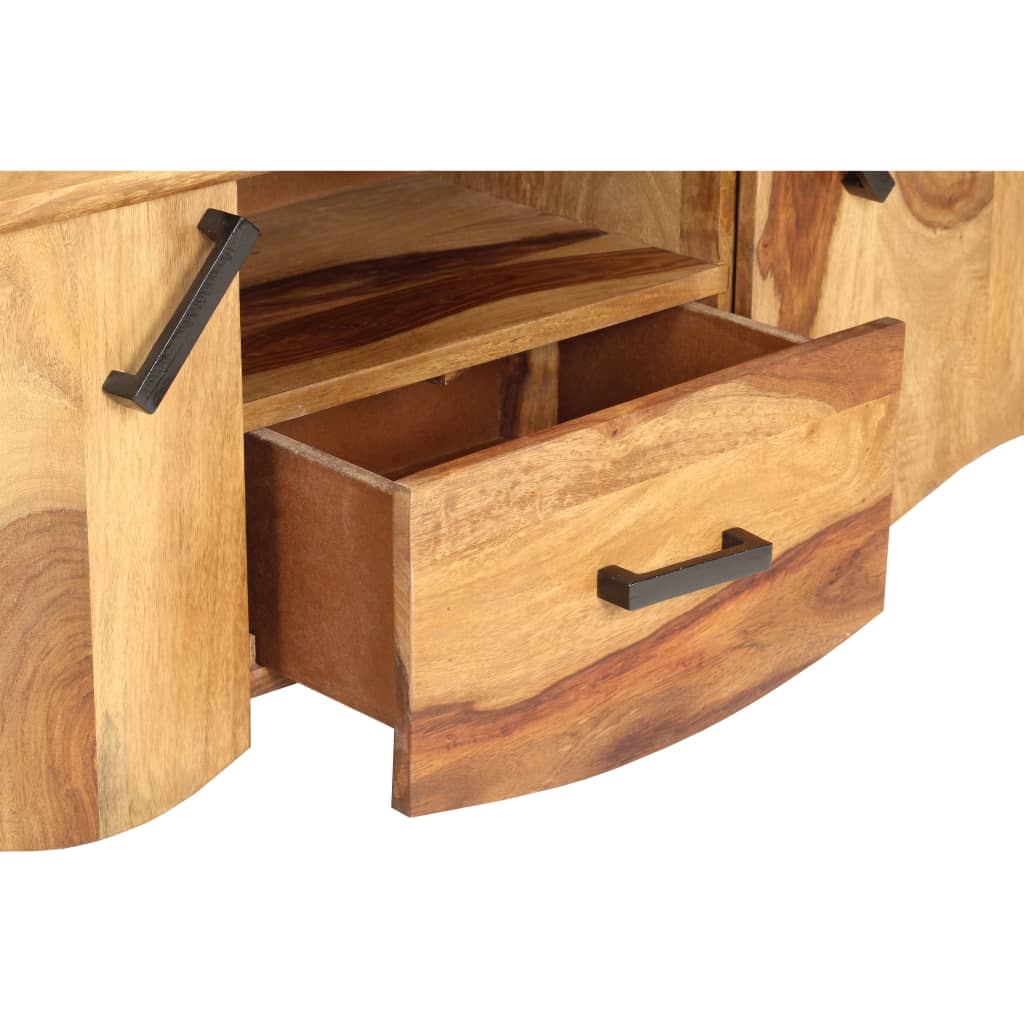 vidaXL Szafka pod telewizor, 115x30x42 cm, lite drewno