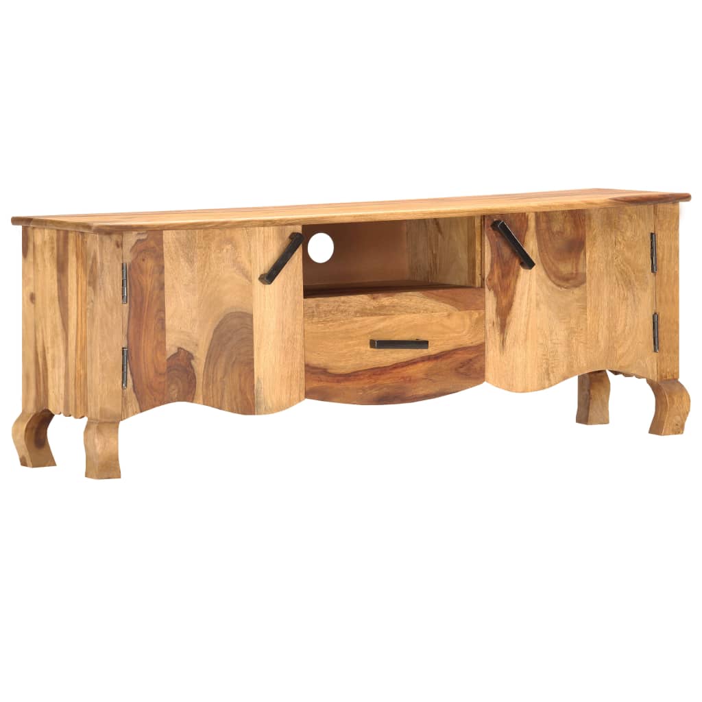 vidaXL Szafka pod telewizor, 115x30x42 cm, lite drewno