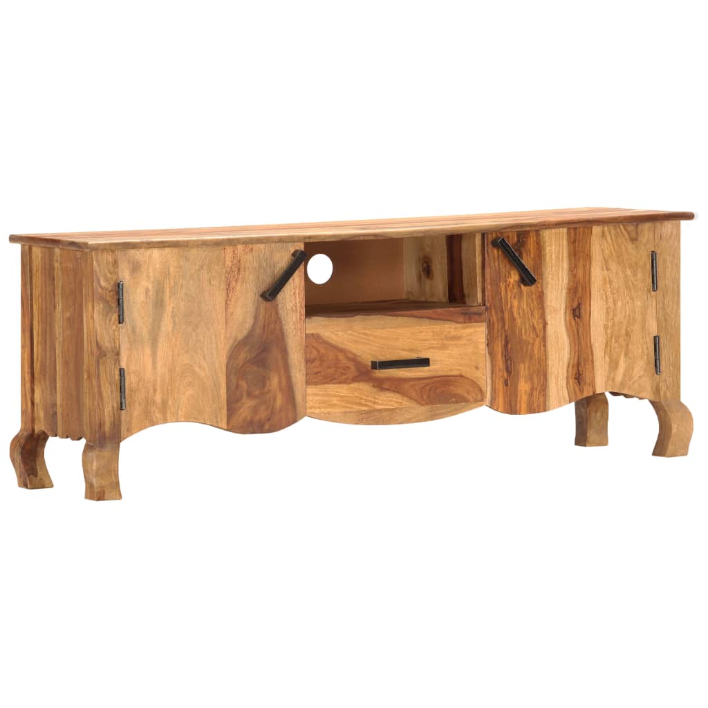 vidaXL Szafka pod telewizor, 115x30x42 cm, lite drewno