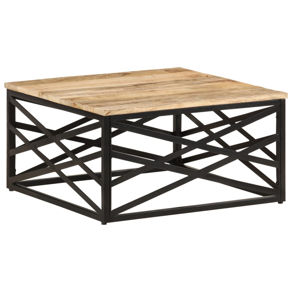 vidaXL Stolik kawowy, 68x68x35 cm, lite drewno mango