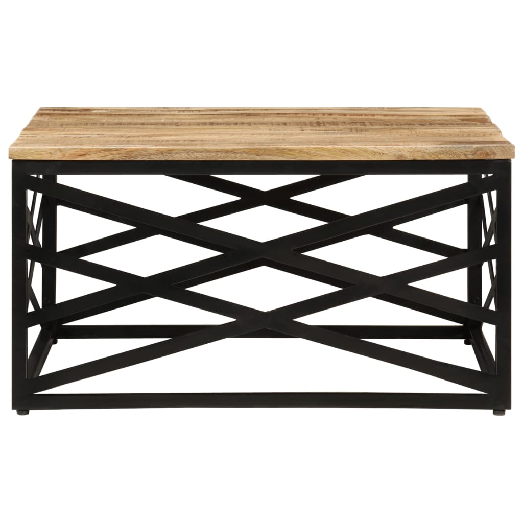 vidaXL Stolik kawowy, 68x68x35 cm, lite drewno mango