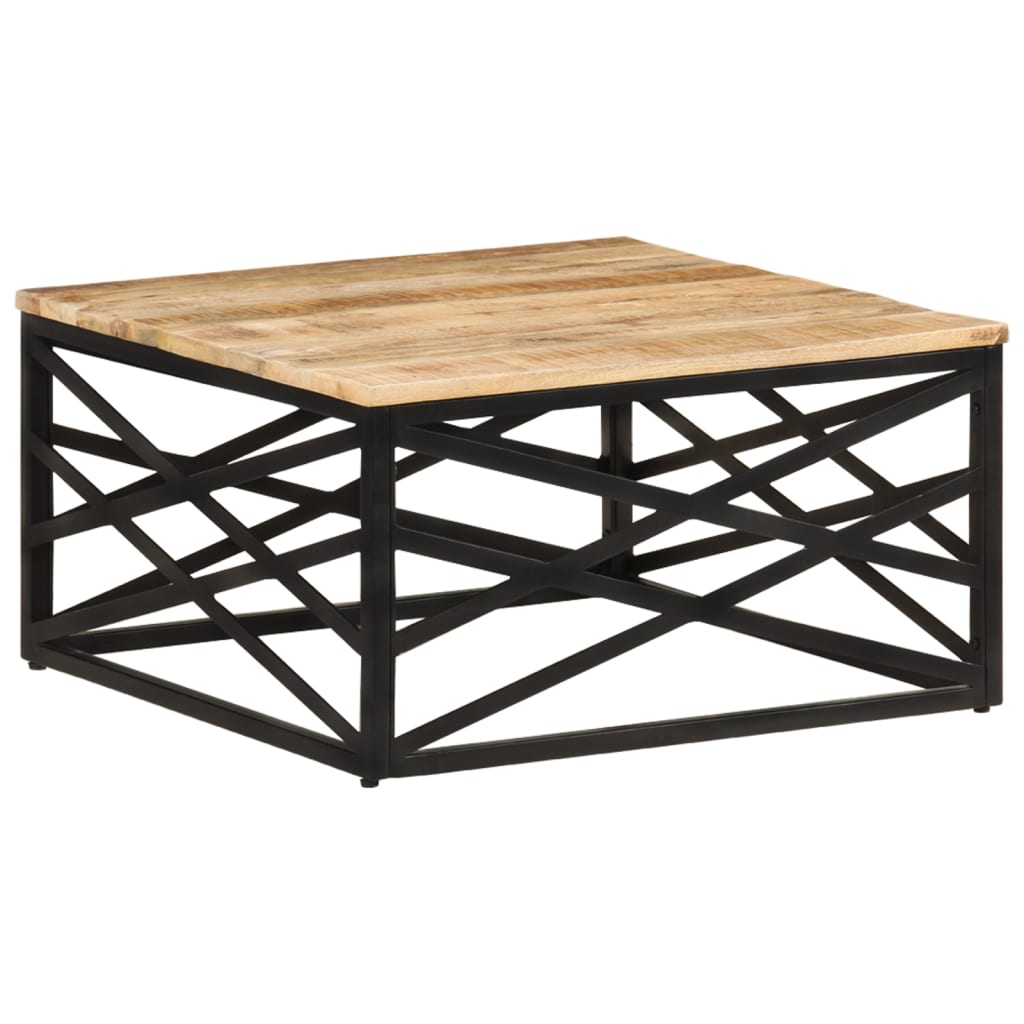 vidaXL Stolik kawowy, 68x68x35 cm, lite drewno mango