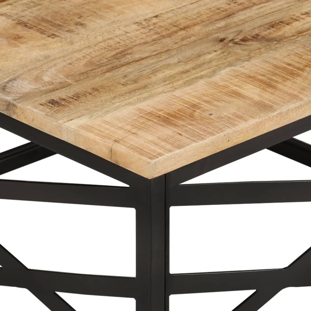 vidaXL Stolik kawowy, 68x68x35 cm, lite drewno mango