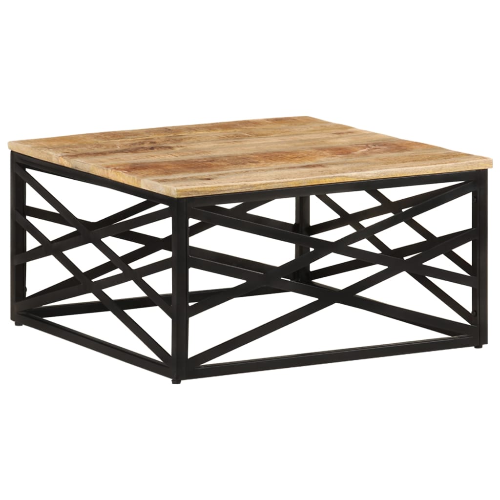 vidaXL Stolik kawowy, 68x68x35 cm, lite drewno mango