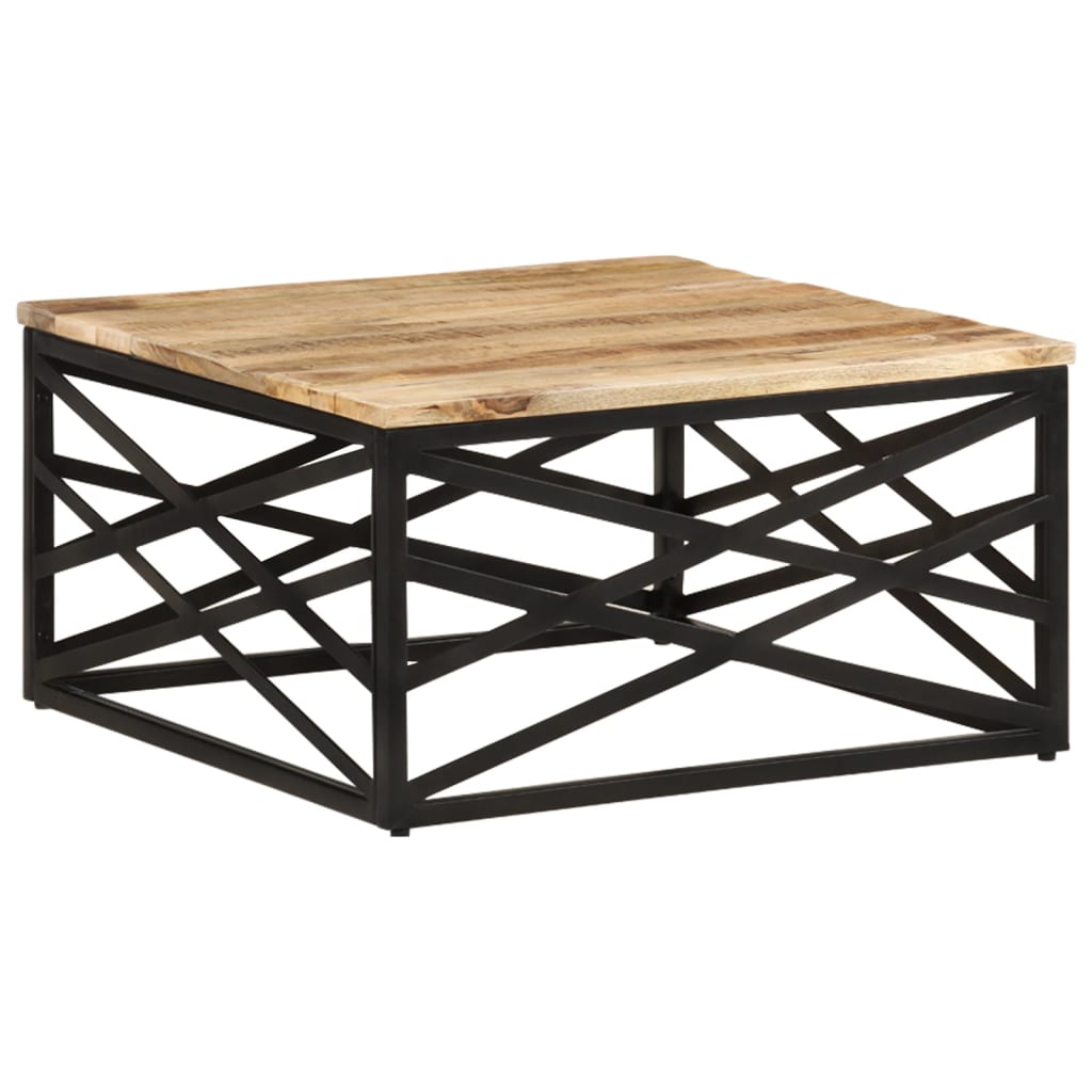 vidaXL Stolik kawowy, 68x68x35 cm, lite drewno mango