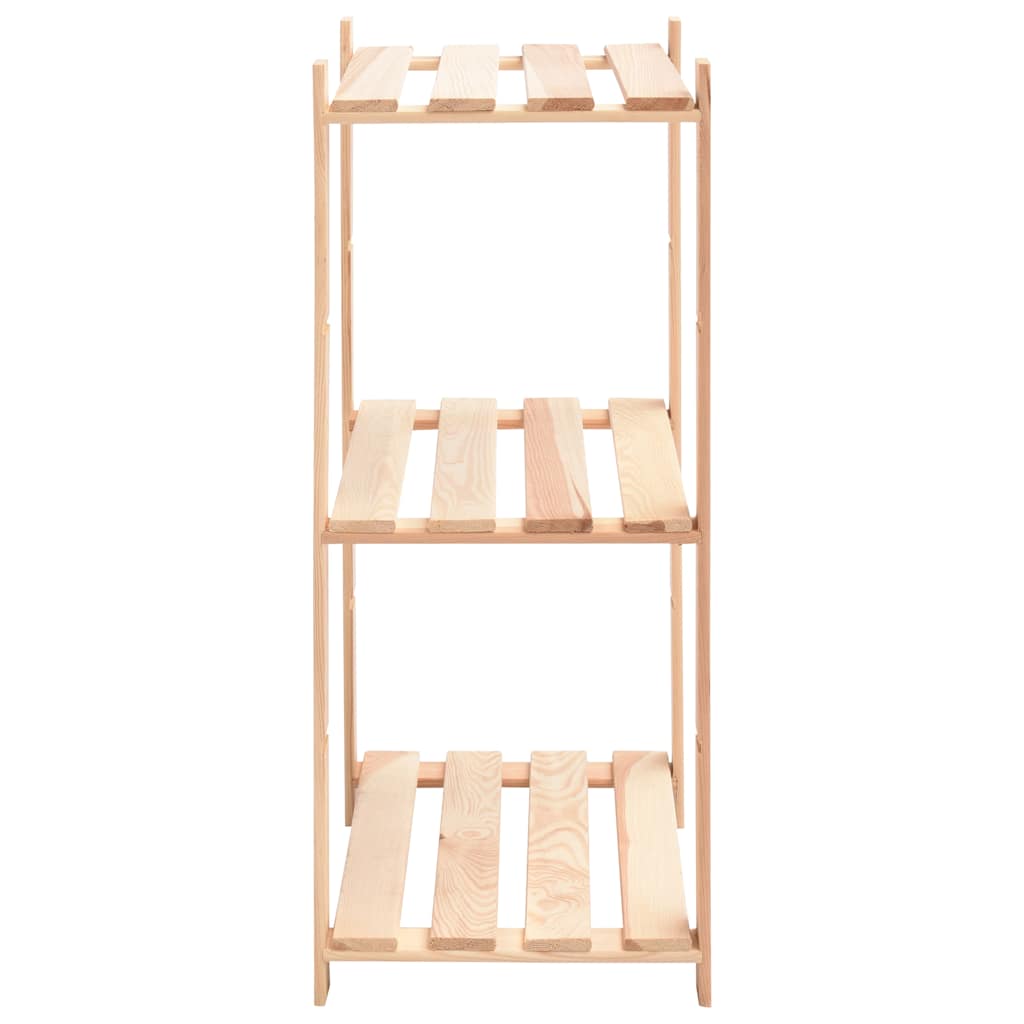 vidaXL Regały z 3 półkami, 2 szt., 60x38x90 cm, sosna, 150 kg