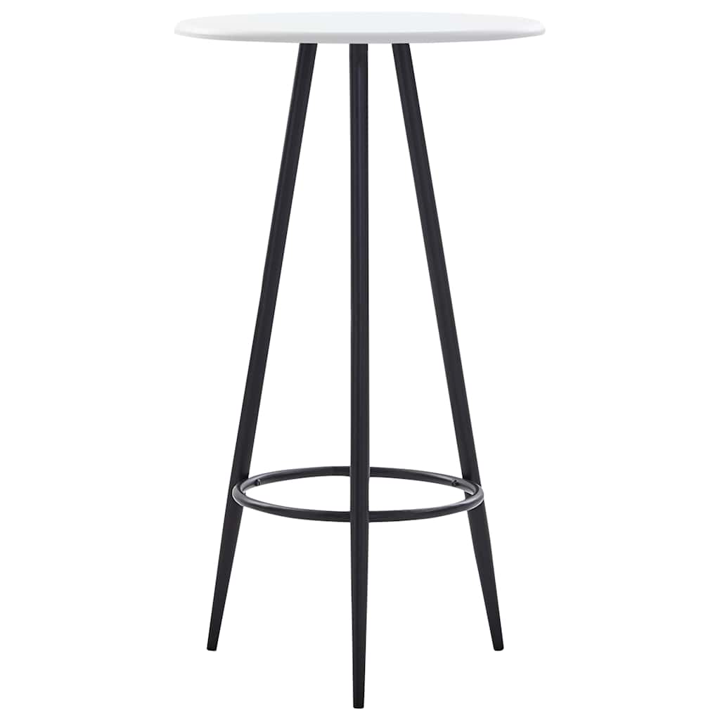 vidaXL 5-częściowy zestaw mebli barowych, tkanina, czarny